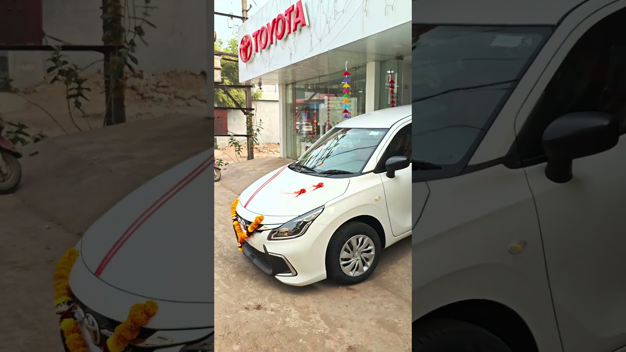 | Toyota Glanza E Mt white DELIVERY | #glanza #toyota #automobile #fortuner #japan #2024 #ytshorts