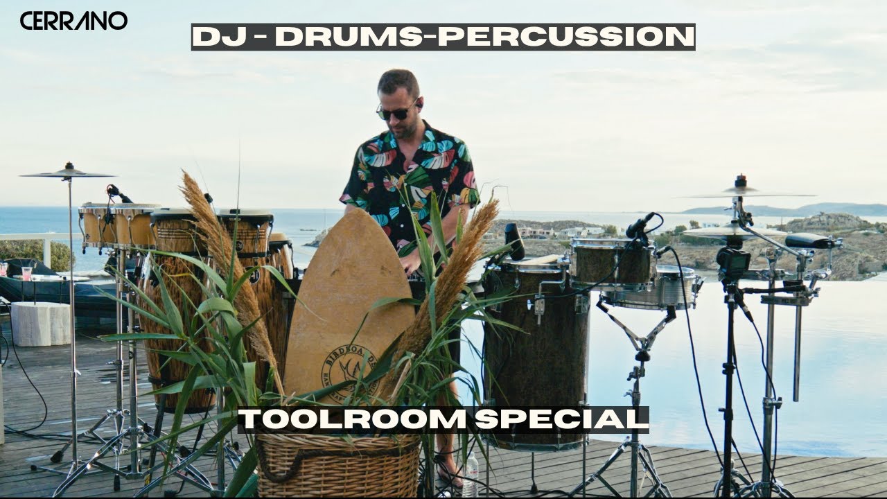 Sunset DJ set with live Drums and percussion - Toolroom special