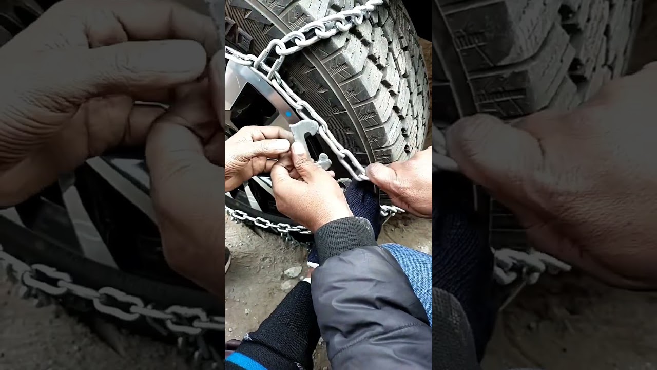 How to fit Snow Chains on Thar Tiers.