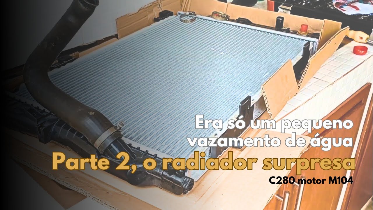 Parte 2 - Era um simples vazamento de água a ser resolvido 😅 Mercedes C280 - Parecia que ia tudo bem