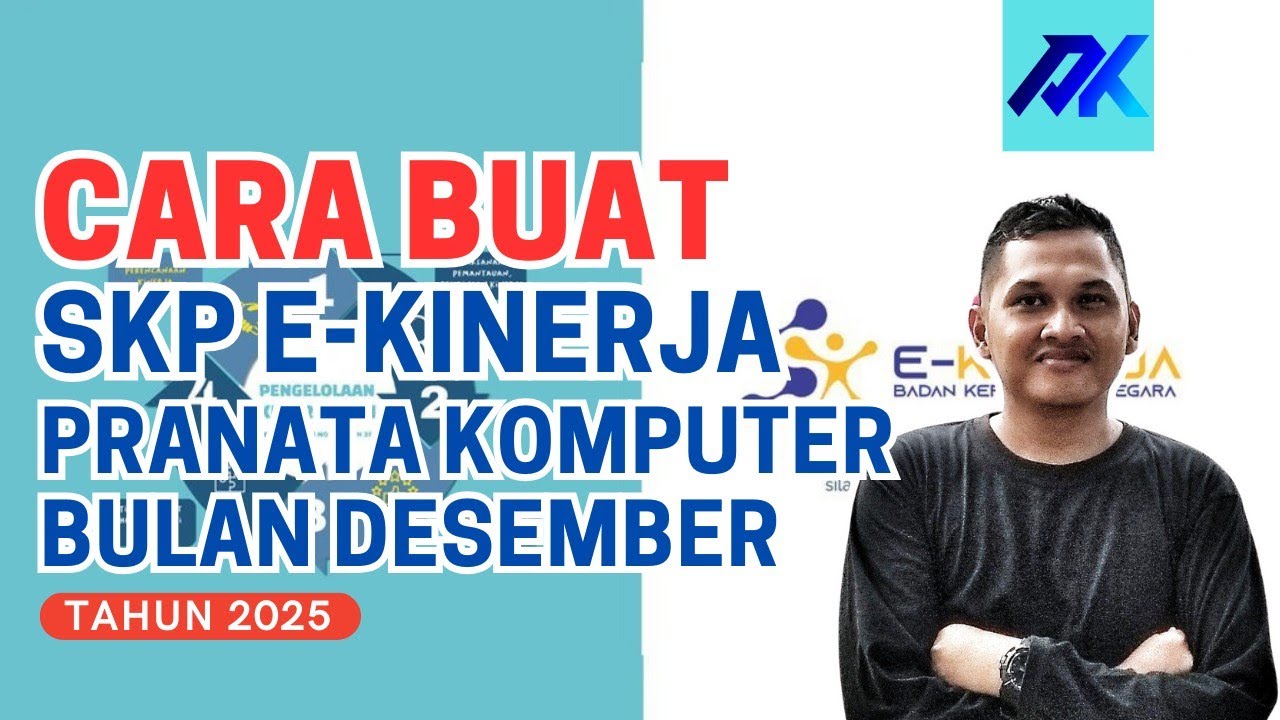 Cara Mudah Membuat SKP Ekinerja Pranata Komputer Desember 2025