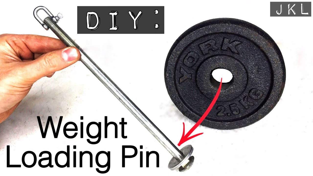 How to make a WEIGHT LOADING PIN in 3 minutes! |  Easy Cheap DIY