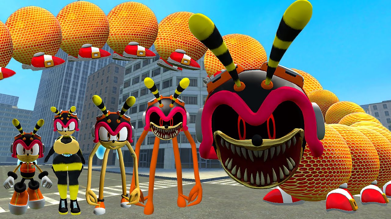 NEW EVOLUTION OF ROBLOX HUNGRY CHARMY. EXE WORM & INNYUME SMILEY'S AND SHIN SONIC TAPES in Gmod!!
