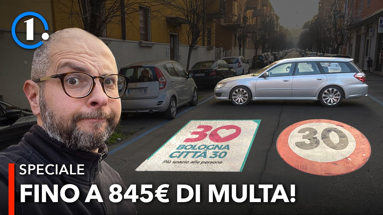 Col SUBARU a 30 km/h: Andrea ci ha provato (Bologna Zona 30)