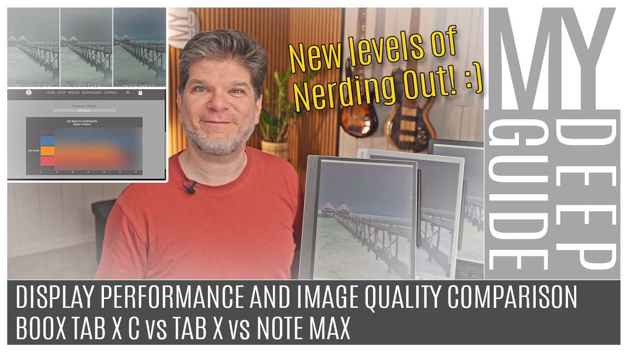 Boox Tab X C vs Tab X vs Note Max | Display Performance & Image Quality Comparison