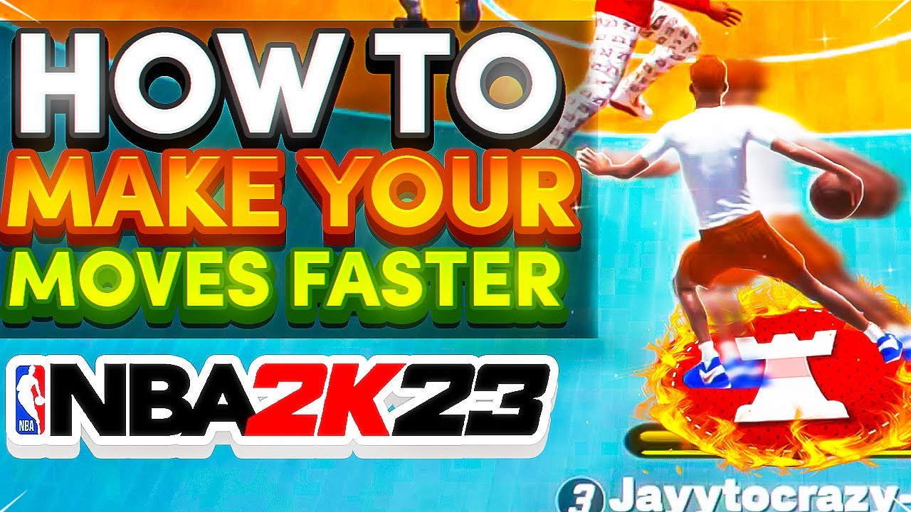 HOW TO MAKE ALL YOUR DRIBBLE MOVES FASTER IN NBA2K23! FASTEST DRIBBLE MOVES IN NBA2K23