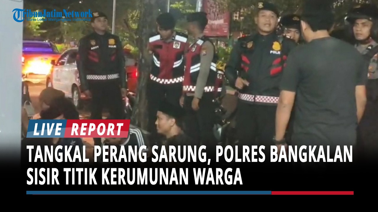 Tangkal Perang Sarung di Ramadhan Terulang, Polres Bangkalan Sisir Titik Kerumunan Warga