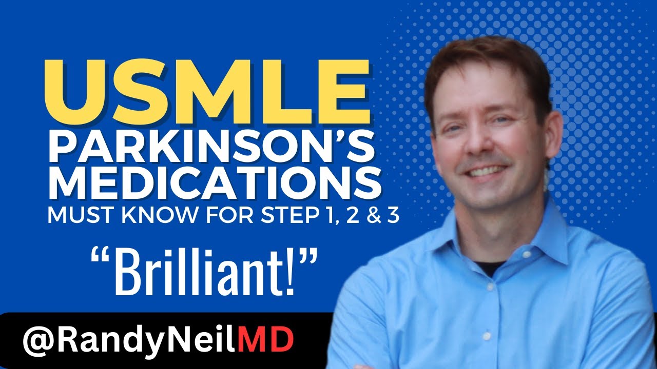 USMLE STEP 1, 2CK: PARKINSON'S MEDICATIONS (2nd Question should be AGITATION - READ BELOW)