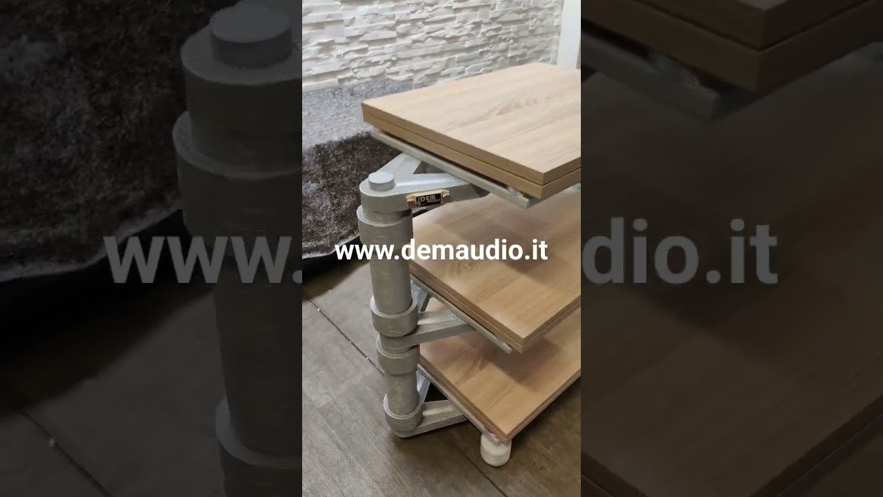 DemAudio mobile hi-fi rack porta elettroniche modello ARIA TOWER 2023