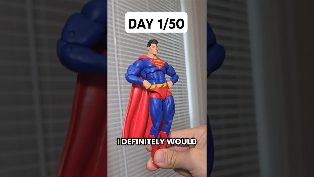 День 1/50 #супермен #dc #фигурки #обзорфигурок #dcu #фильмосупермене #комиксы #коллекционеригрушек