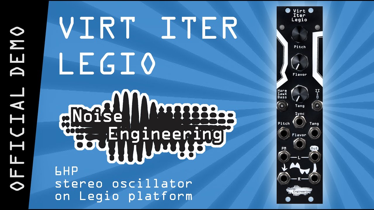 Virt Iter Legio - stereo oscillator in 6HP from Noise Engineering