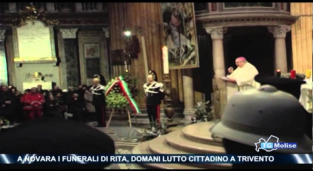 A Novara i funerali di Rita, domani lutto cittadino a Trivento