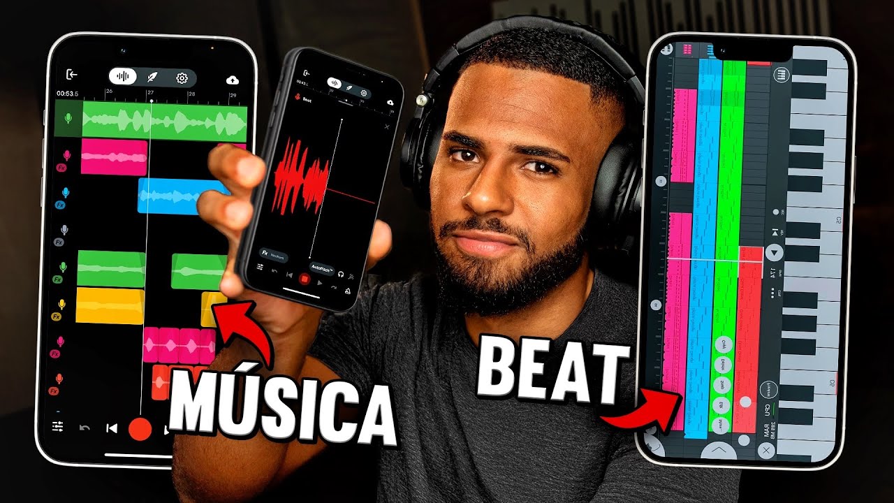 COMO CRIAR MÚSICAS E BEATS PELO CELULAR!! Os melhores aplicativos