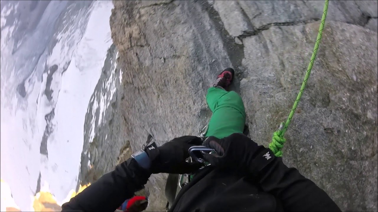 Climbing the Dent Blanche