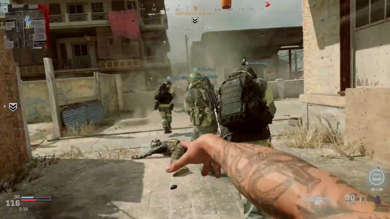 Winning a Hardpoint match Modern Warfare Multiplayer