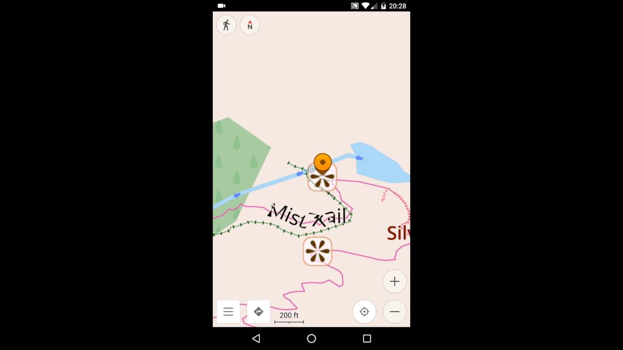Loading maps for hiking: OsmAnd Maps and Navigation