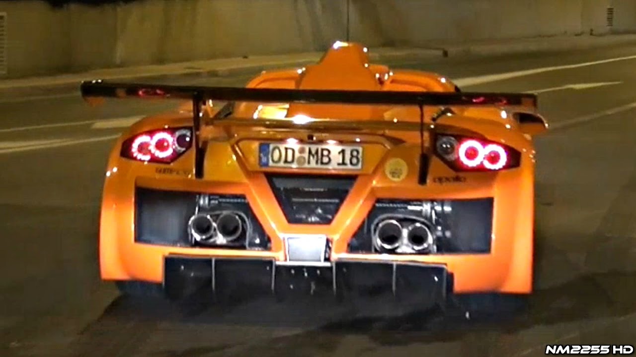 LOUD Supercars Wake Up Monaco at Night!! - Accelerations, Revs, Burnouts, Flames!