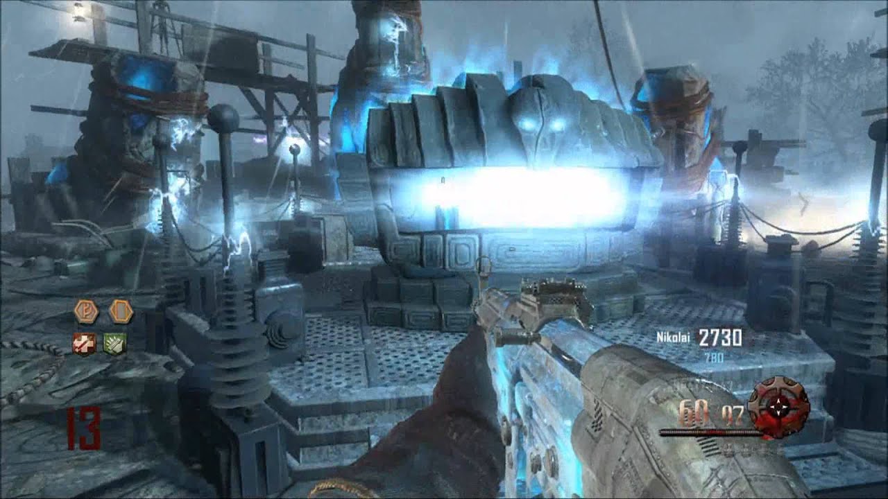 zombies MP40 pack-a-punched in origins NEW CAMO!