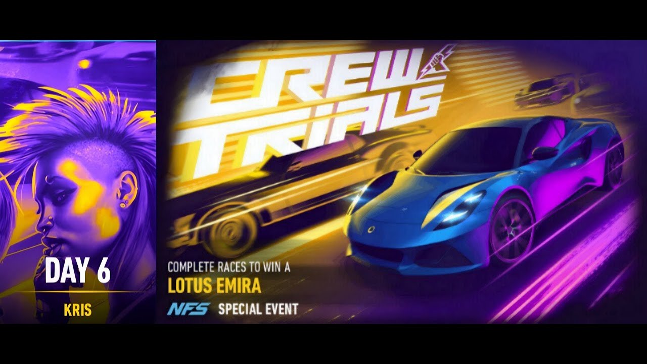 Need For Speed™ No Limits - CREW TRIALS (LOTUS Emira) Day 6