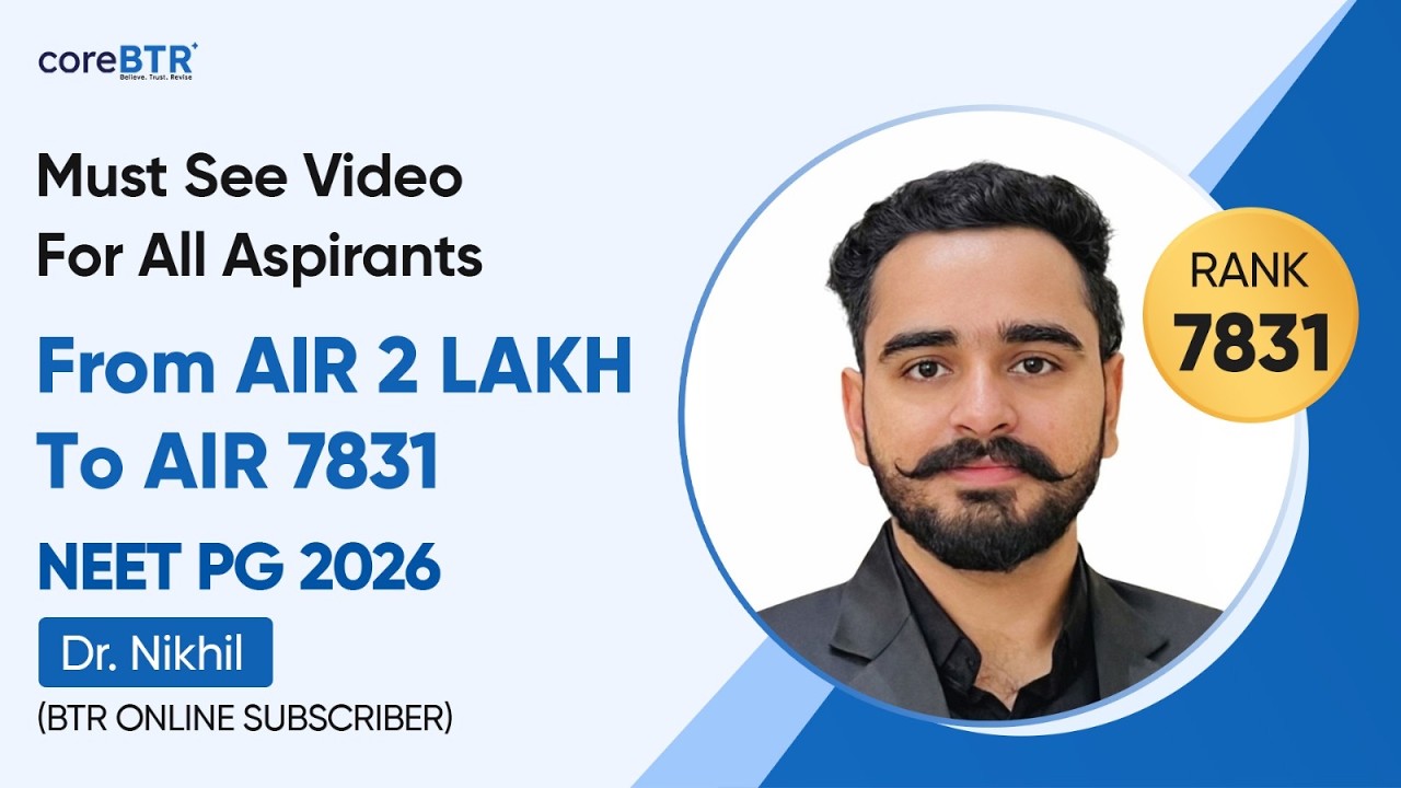 Struggling With Your Rank? Don&rsquo;t Lose Hope | Dr Nikhil&rsquo;s Exceptional NEET PG Jump: 2 Lakh &rarr; AIR 7831