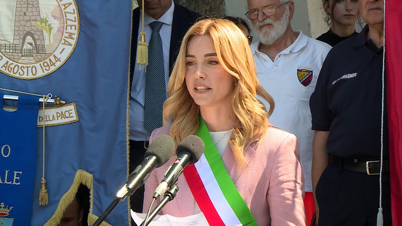 Silvia Salis a S.Anna di Stazzema: 