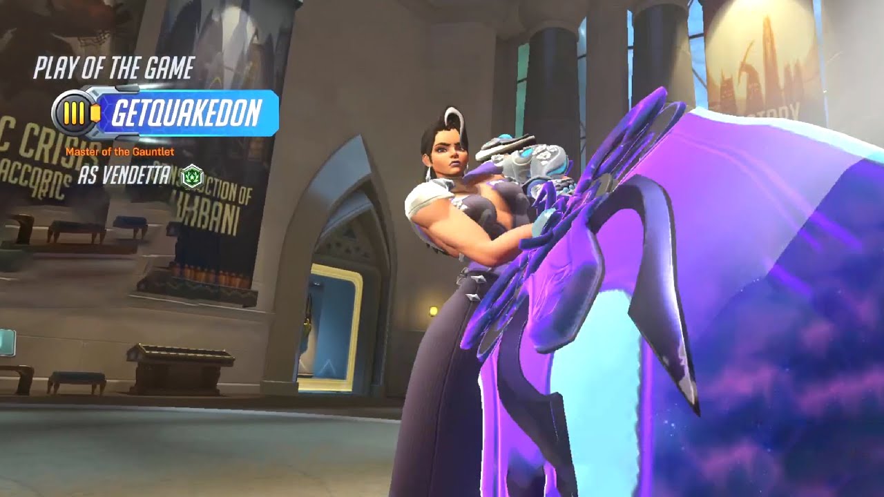 GetQuakedOn is DOMINATING as Vendetta! POTG! [Overwatch 2 Season 20 Top 500]