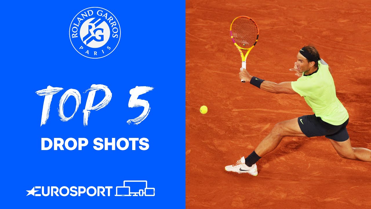 Top 5 Drop Shots | 2021 Roland Garros | Tennis | Eurosport