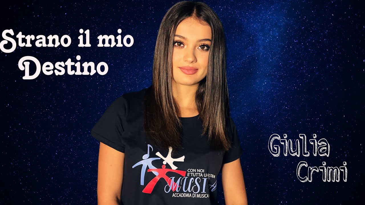 Strano il mio destino - cover Giulia Crimi