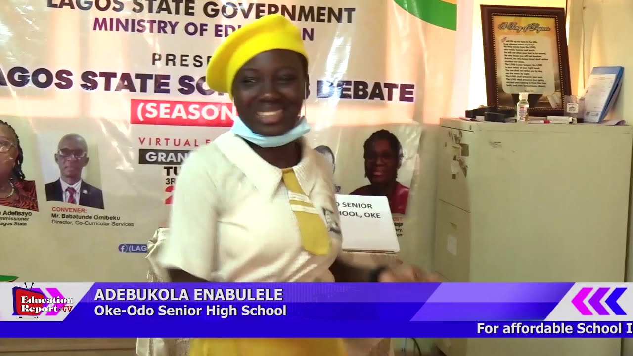 2020 LAGOS STATE SCHOOLS DEBATE COMPETITION
