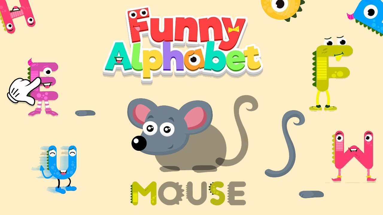 Funny Alphabet – ABC Learning Alphabet for Kids - A to Z Funny Animated Alphabets for Children