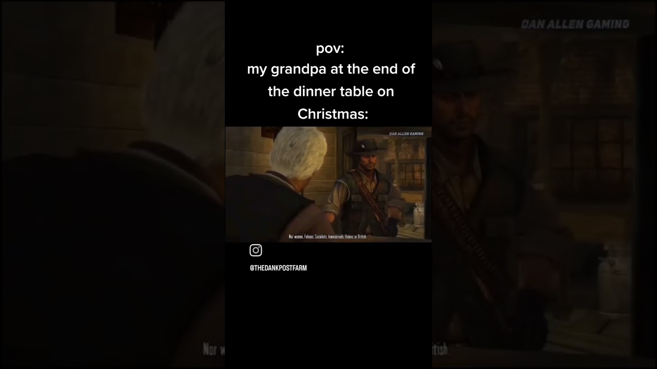 Grandad always knows wassup 💯🔛🔝 credits to Dan Allen Gaming for the meme