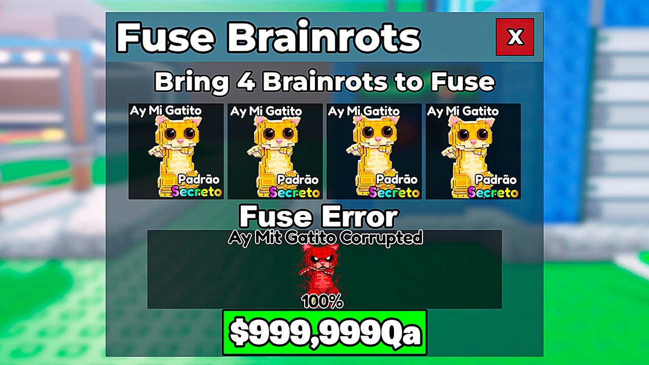 AS NOVAS FUSÕES FUNCIONAM ATÉ DEMAIS… 💀 (ROUBE UM BRAINROT)
