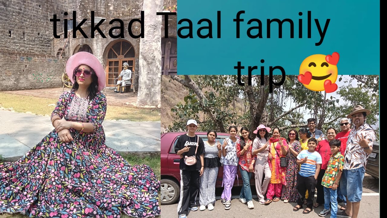 Tikkar Taal trip#Morni fort#full enjoy with family#jio bindass with binu Rawat#Sunday wibe#🥰⛱️🧺🥰🎉😘💃🏻