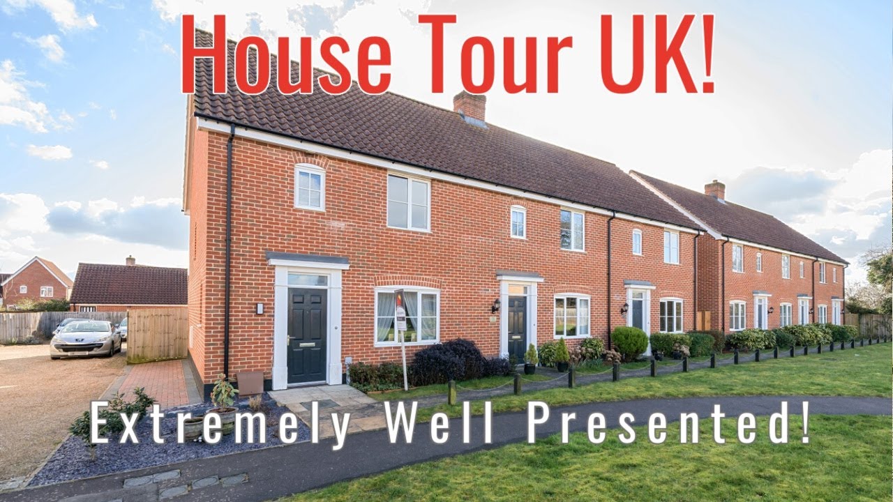 HOUSE TOUR UK  Modern End-terrace! For Sale: £230,000 Watton, Norfolk with Longsons Estate Agents