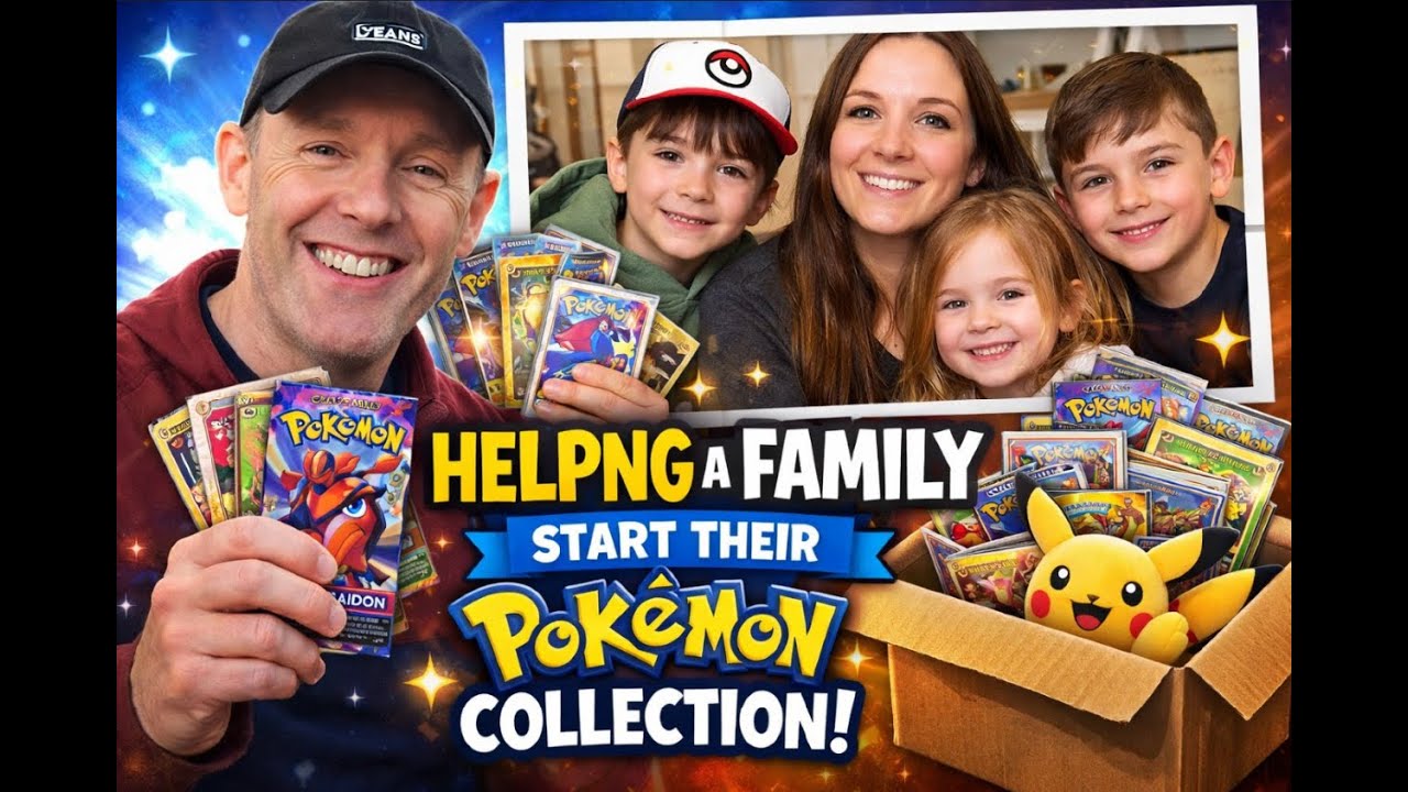Помогаем семье начать собирать коллекцию покемонов #pokemon @collectrapp