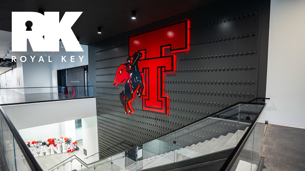 Inside the TEXAS TECH FOOTBALL Facilities ($240,000,000 Project) | Royal Key