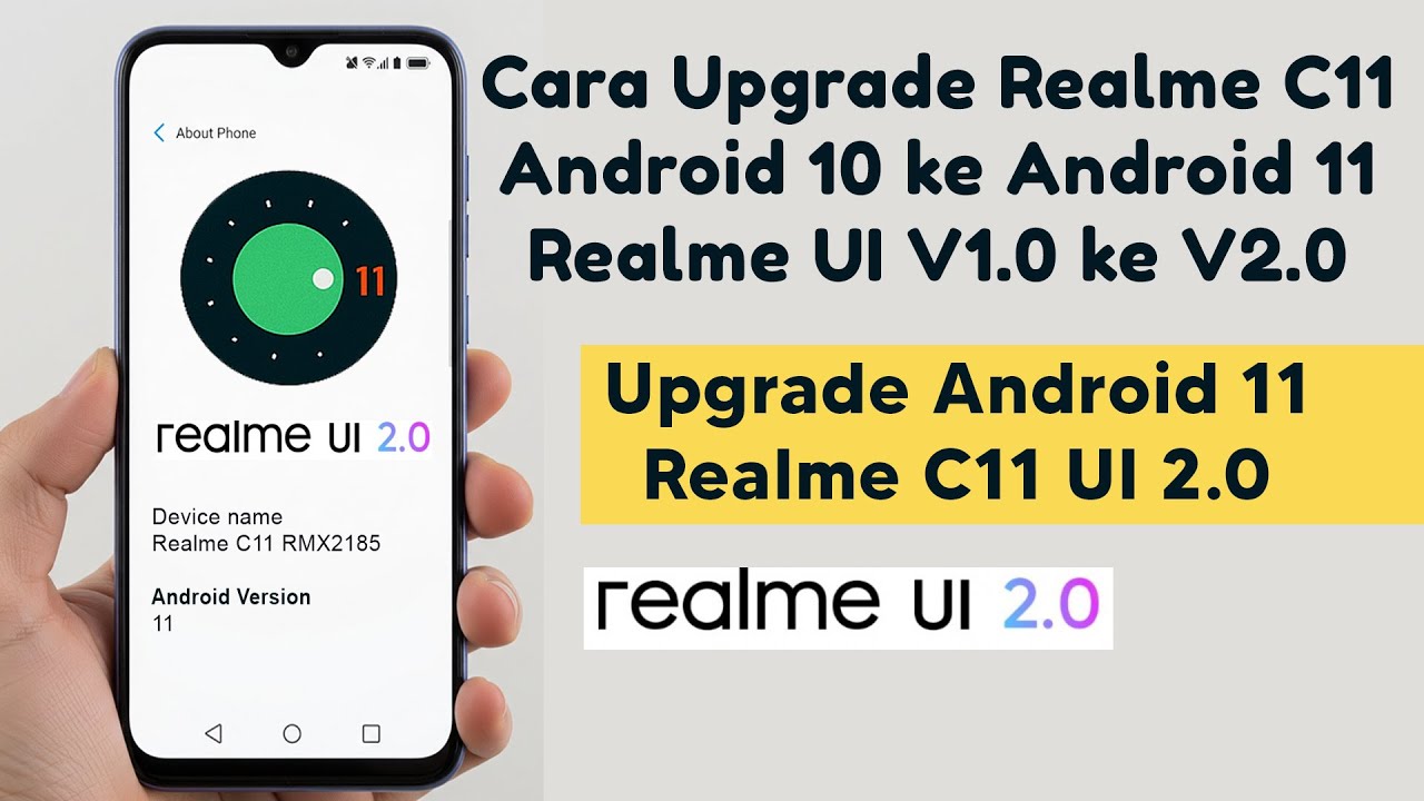 Как обновить Realme C11 с Android 10 до Android 11 | Переход на Realme UI V2.0