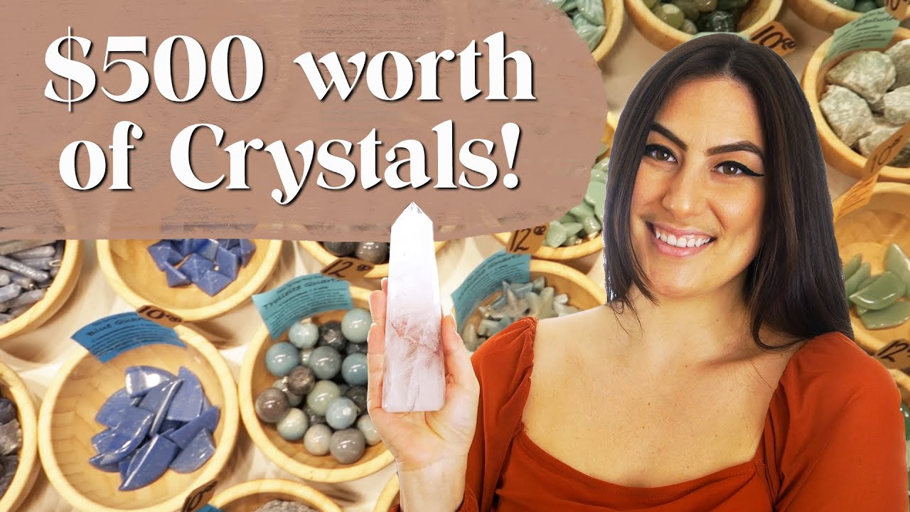 CRYSTAL HAUL | See what crystals I got for $500!