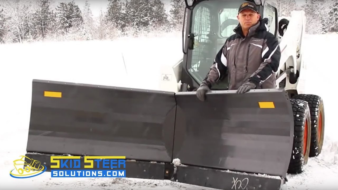 V-Plow Snow Plow Attachment for Skid Steer Loader - Demo