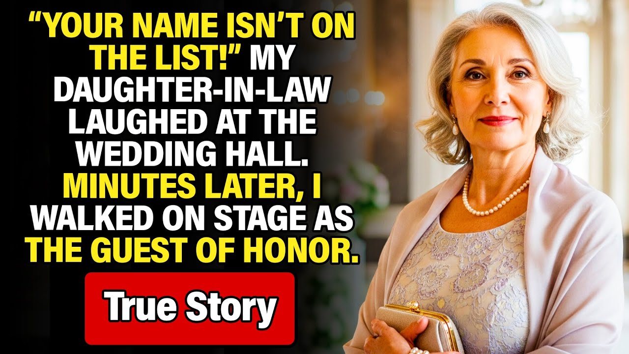 “Your Name Isn’t On The List!” She Laughed. Minutes Later, I Walked On Stage As The Guest Of Honor.
