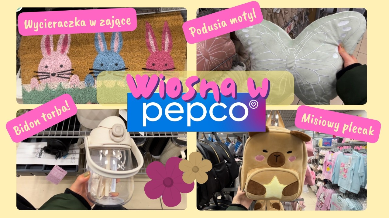 🌼WIOSENNY PRZEGLĄD PEPCO🌼ZIELONY RZĄDZI | PUDUSZKA MOTYL | PAPCIE ZAJĄCE 🐰 PIĘKNIE!