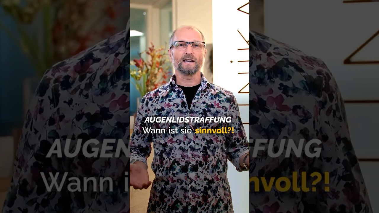 Was ist eine AUGENLIDSTRAFFUNG und WANN ist sie SINNVOLL?! 👀🚨 