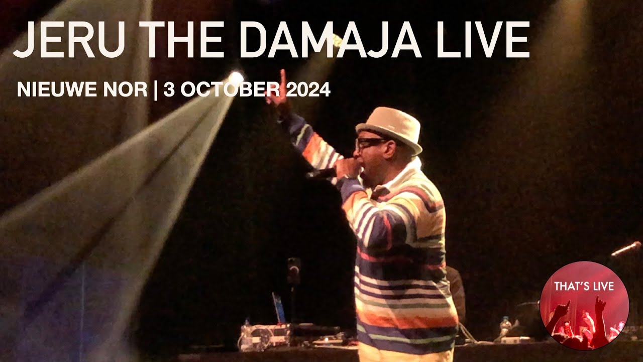 Jeru The Damaja LIVE | 3 October 2024 | Nieuwe Nor | Heerlen | Netherlands