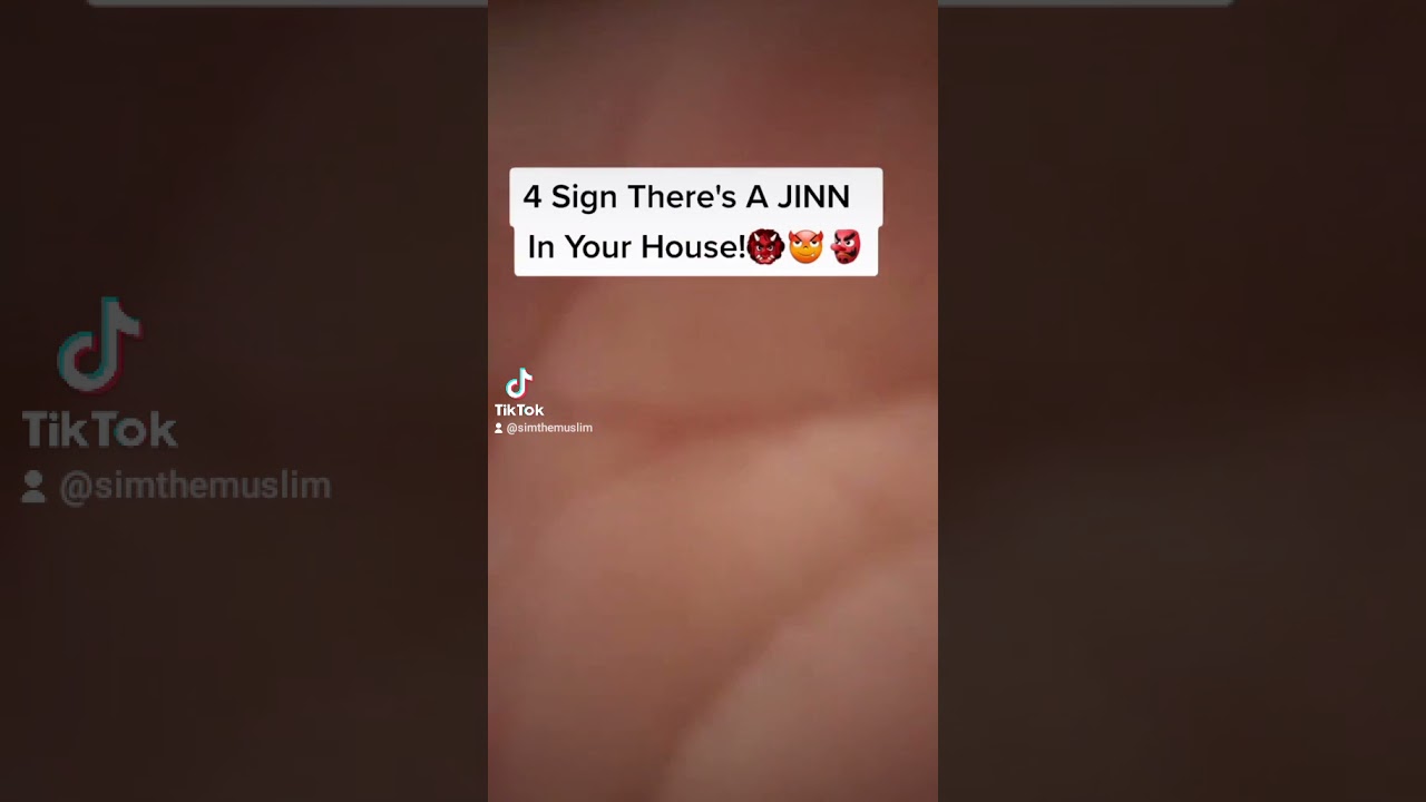 #4Sign There's A#JINN In Your#House👹😈👺.#tiktok #Islamic #Islam #muslimtiktok #allah #quran