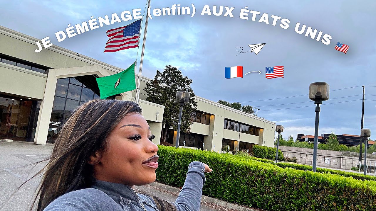 JE DÉMÉNAGE AUX ETATS UNIS 🇺🇸🇺🇸 VLOG PRÉPARATION | au revoir famille 😢 | ongles, cils, hair, valise