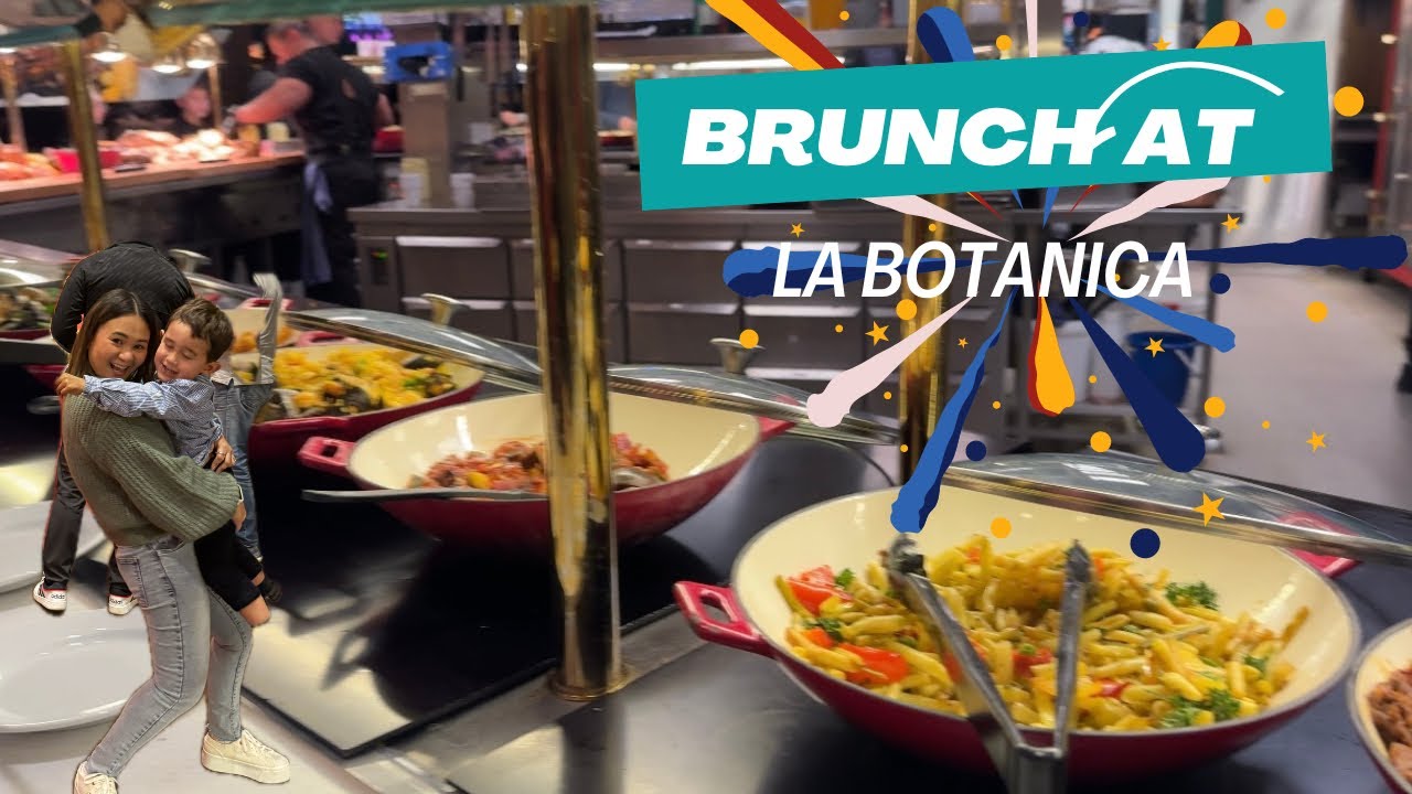 Celebrating Father´s day and my inaanak´s Birthday. Brunch at La Botanica Mall of Scandinavia