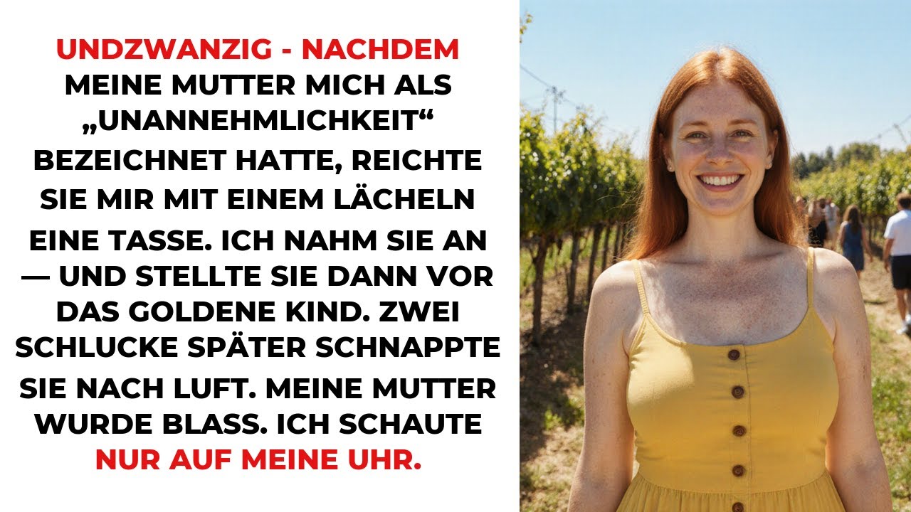 Nachdem meine Mutter mich als „Unannehmlichkeit“ bezeichnet hatte, reichte sie mir mit einem Lä...