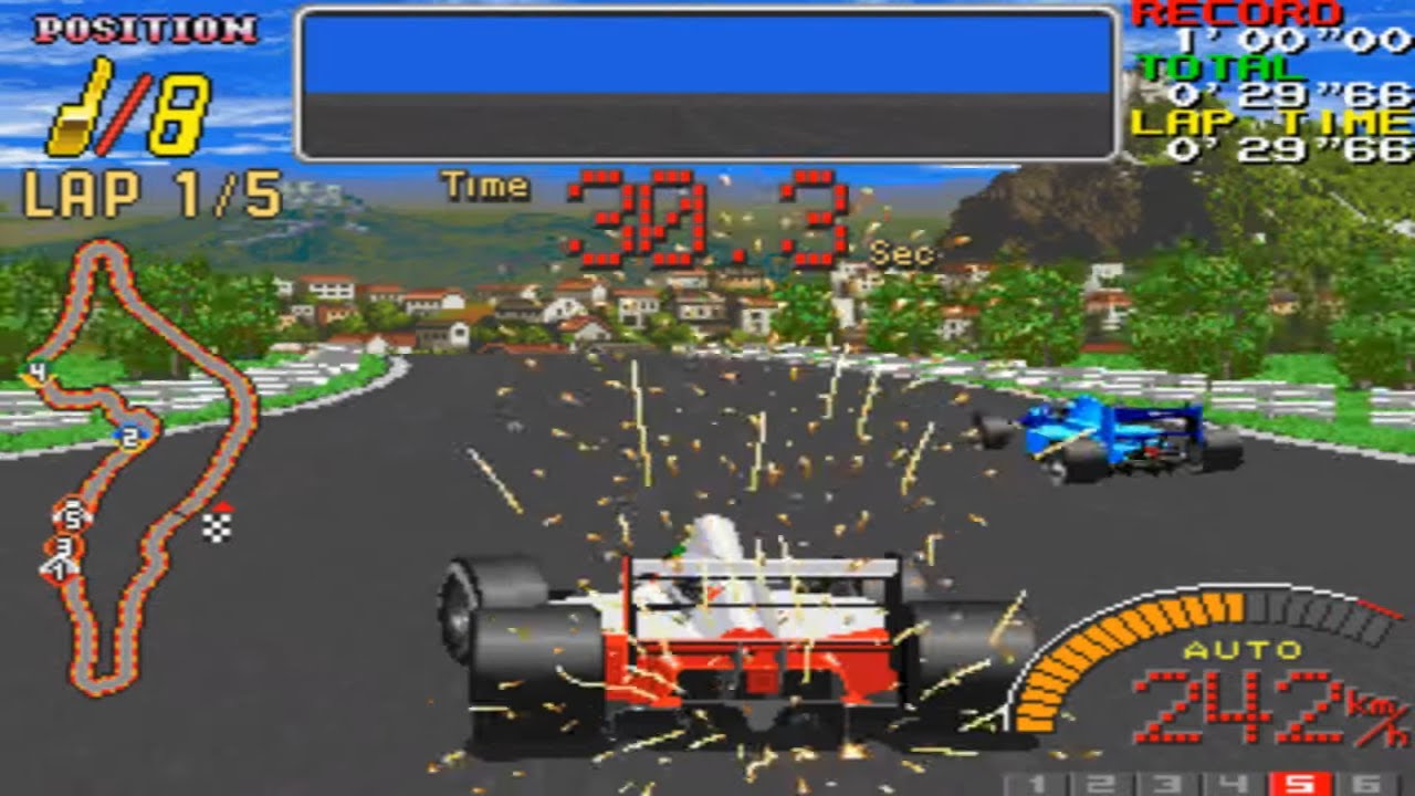 Ground Effects - Taito 68020 Based Hardware - San Marino - McLaren - Full Race - (Com/With Cheat)
