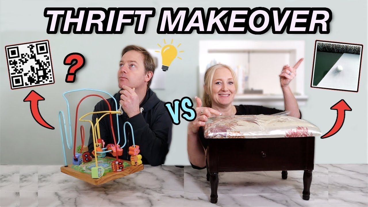 Transforming OLD items into TRENDY Home Decor *THRIFT STORE MAKEOVER #2 | R STUDIOS