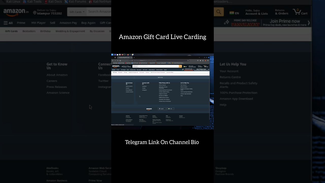 Amazon Gift Cards Carding 2025